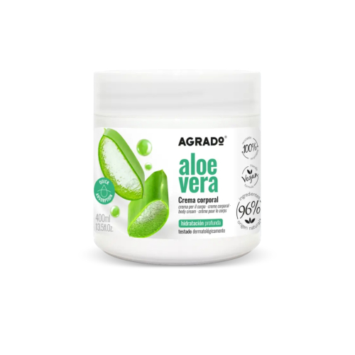 Agrado - Crema corporal aloe vera - Hidratación profunda
