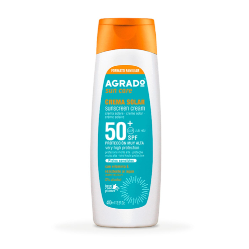 Agrado - Crema solar SPF50+ - Muy alta