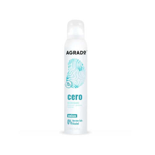 Agrado - Desodorante en spray 72h unisex Cero