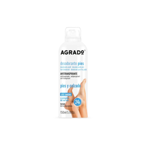 Agrado - Desodorante en spray para pies y calzado