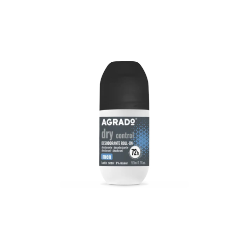 Agrado - Desodorante roll-on hombre antitranspirante Dry Control