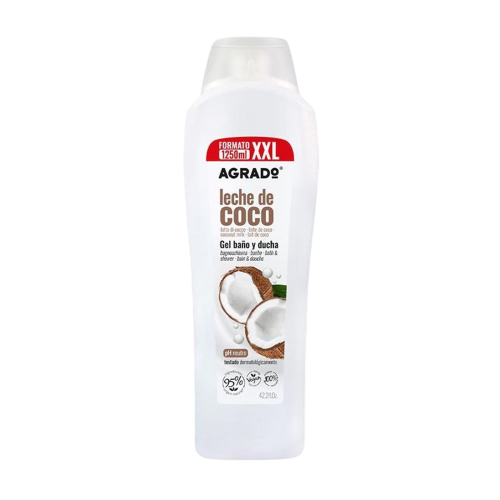 Agrado - Gel de baño y ducha Leche de coco - 1250ml