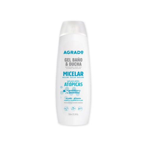 Agrado - Gel micelar de baño y ducha Pieles Atópicas - 750ml