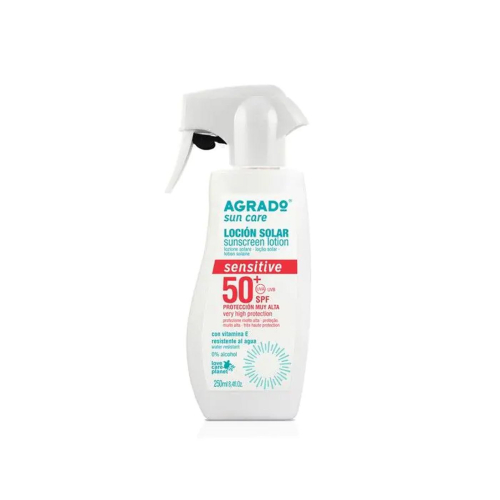Agrado - Loción solar Sensitive SPF 50+ - Muy alta