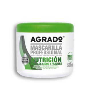 Agrado - Mascarilla capilar nutritiva para cabellos secos y frágiles