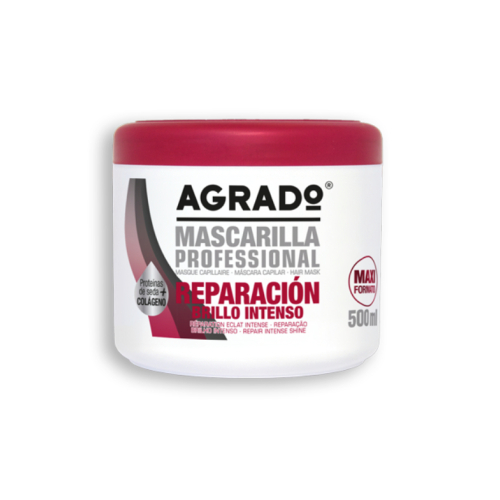 Agrado - Mascarilla capilar reparadora brillo intenso