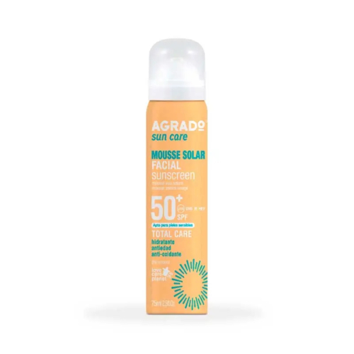 Agrado - Mousse facial solar SPF50+