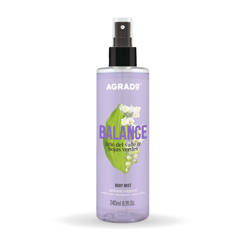 Agrado - Perfume corporal Balance - Lirio del valle y hojas verdes