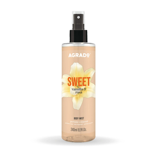 Agrado - Perfume corporal Sweet - Vainilla y rosa