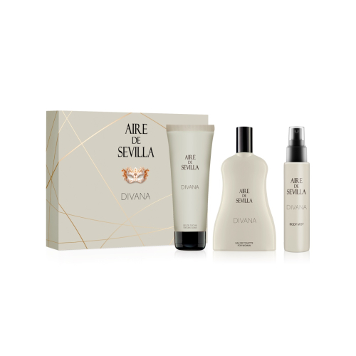 Aire de Sevilla - Eau de toilette para mujer + gel de ducha + bruma corporal - Divana