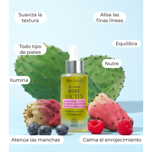 Alma Secret - Aceite sérum facial Rose Cactus