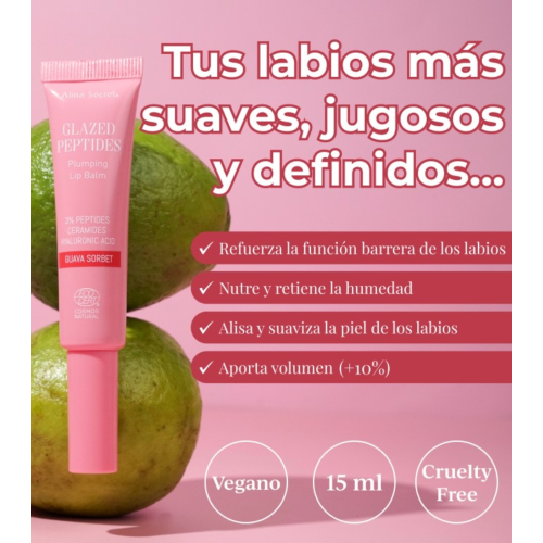 Alma Secret - Bálsamo labial voluminizador Glazed Peptides