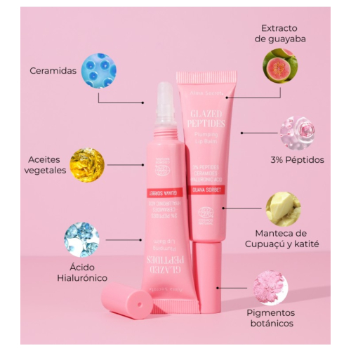 Alma Secret - Bálsamo labial voluminizador Glazed Peptides