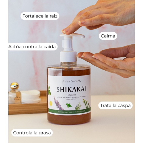 Alma Secret - Champú purificante Shikakai para pelo normal o graso