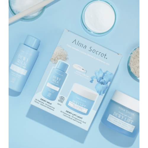 Alma Secret - Cofre Mini Dewy Milk & Dewy Lift Light Cream - Piel normal a mixta