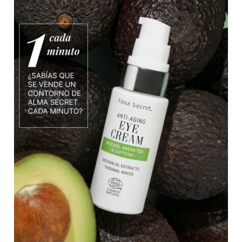 Alma Secret - Contorno de ojos multi-reparador y antiedad con aguacate - 20ml