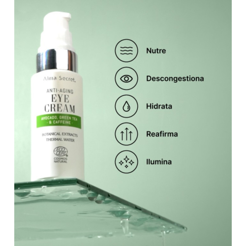 Alma Secret - Contorno de ojos multi-reparador y antiedad con aguacate - 20ml