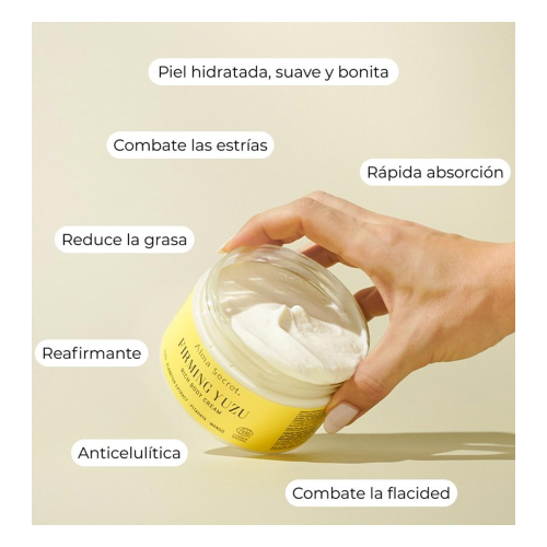 Alma Secret - Crema corporal hidratante Firming Yuzu