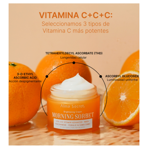 Alma Secret - Crema facial iluminadora Morning Sorbet