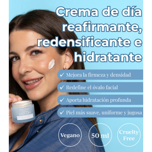 Alma Secret - Crema facial reafirmante Dewy Lift - Piel seca