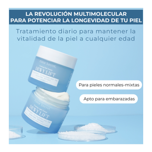 Alma Secret - Crema facial reafirmante Dewy Lift - Pieles normales a mixtas