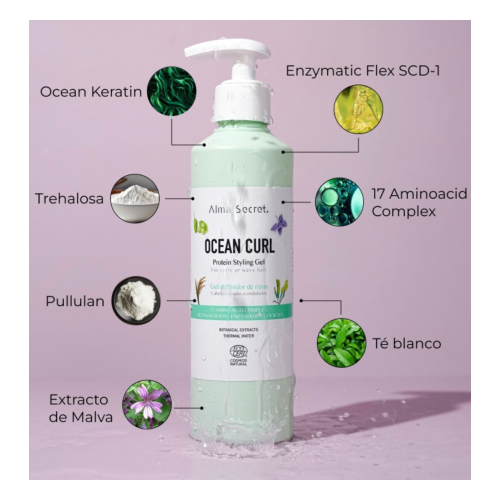 Alma Secret - Gel definidor de rizos Ocean Curl