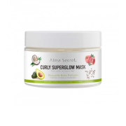 Alma Secret - Mascarilla capilar Curly Superglow para cabellos rizados 250 ml