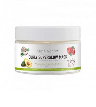 Alma Secret - Mascarilla capilar Curly Superglow para cabellos rizados 250 ml