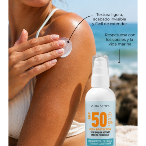 Alma Secret - Protector solar corporal SPF50 Skin Barrier Defense