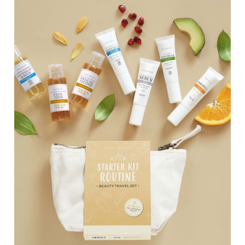 Alma Secret - Set Beauty Travel Starter Kit Routine - Pieles sensibles y mixtas