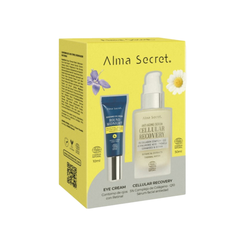 Alma Secret - Set de Contorno de ojos Round Midnight + Sérum facial Cellular Recovery