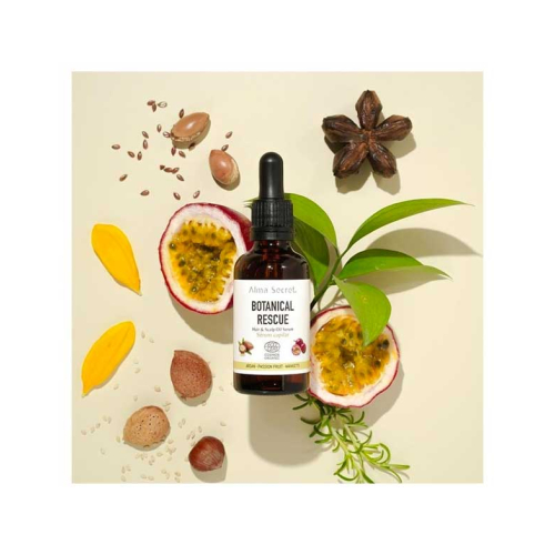 Alma Secret - Set de regalo sérum capilar Botanical Rescue + mascarilla Curly Superglow