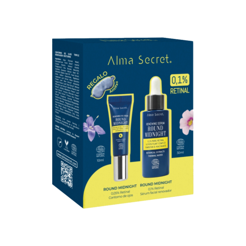 Alma Secret - Set Retinal 0,1% - Contorno Round Midnight + Sérum Round Midnight 0,1%