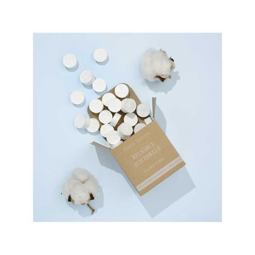 Alma Secret - Toallitas ecológicas reutilizables Reusable Eco-Towels 50 Uds