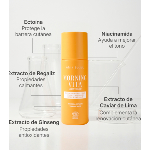 Alma Secret - Tónico exfoliante activo Morning Vita Glow