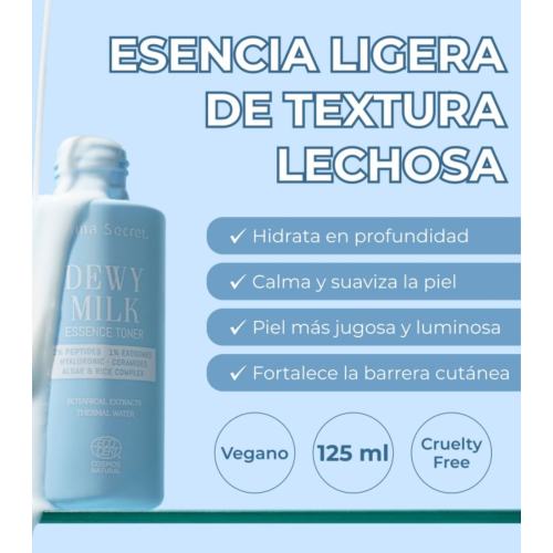 Alma Secret - Tónico lechoso facial Dewy Milk Essence Toner