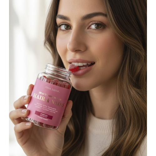 Alma Secret - Vitaminas gummies para cabello y uñas Beauty Superglow