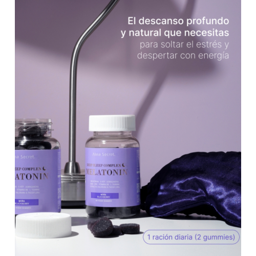 Alma Secret - Vitaminas gummies para calidad del sueño Deep Sleep Complex C Melatonin