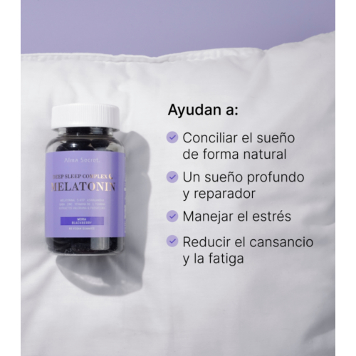 Alma Secret - Vitaminas gummies para calidad del sueño Deep Sleep Complex C Melatonin