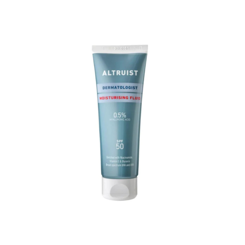 Altruist - Crema hidratante fluida 0.5% de Ácido Hialurónico y SPF50 Dermatologist