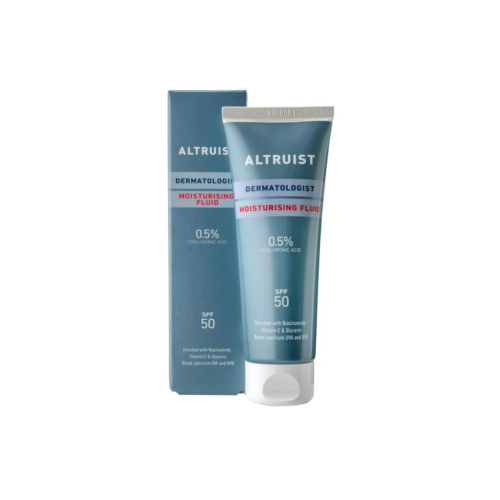 Altruist - Crema hidratante fluida 0.5% de Ácido Hialurónico y SPF50 Dermatologist