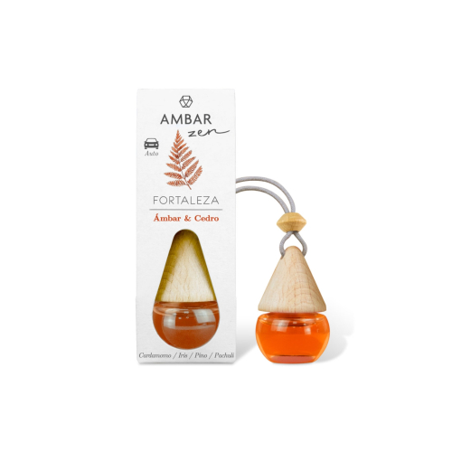 AMBAR Perfums - *Zen* - Ambientador para coche - Fortaleza: Ámbar y Cedro