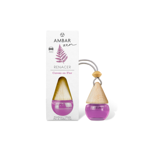 AMBAR Perfums - *Zen* - Ambientador para coche - Renacer: Cerezo en flor