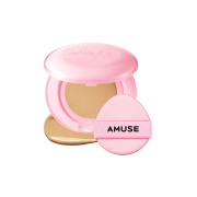 Amuse - Base de maquillaje en cushion Dew Power Vegan SPF50 PA++++ - 03: Honey