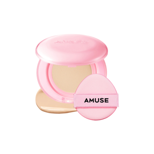 Amuse - Base de maquillaje en cushion Dew Power Vegan SPF50 PA++++  - 1.5: Natural