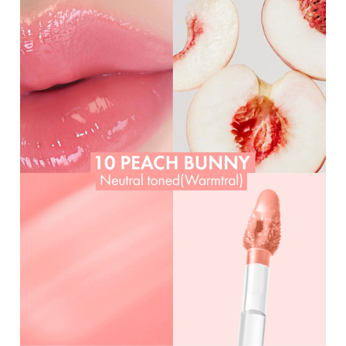 Amuse - Tinte labial Dew Tint - 10: Peach Bunny