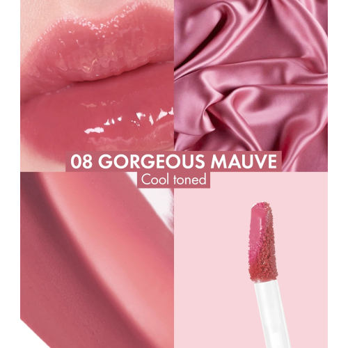 Amuse - Tinte labial Jel-fit Tint - 08: Gorgeous Mauve