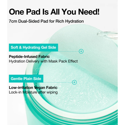 Anua - Almohadillas PDRN 100 Hyaluronic Acid Glow formato pads