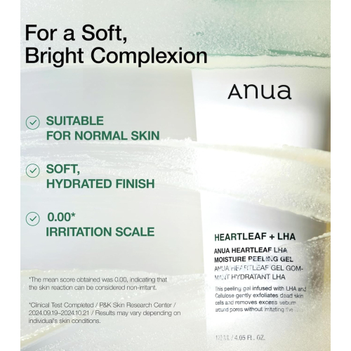 Anua - Gel exfoliante Heartleaf + LHA