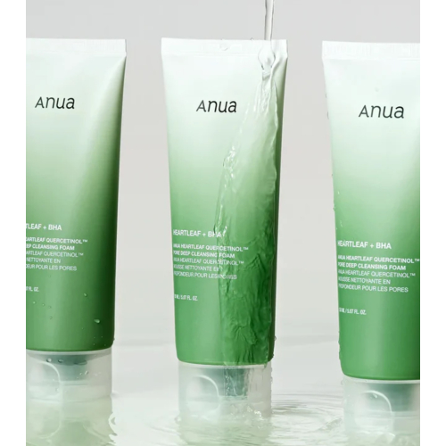 Anua - Limpiador facial en espuma Heartleaf Quercetinol